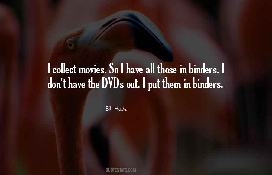 Quotes About Binders #145744