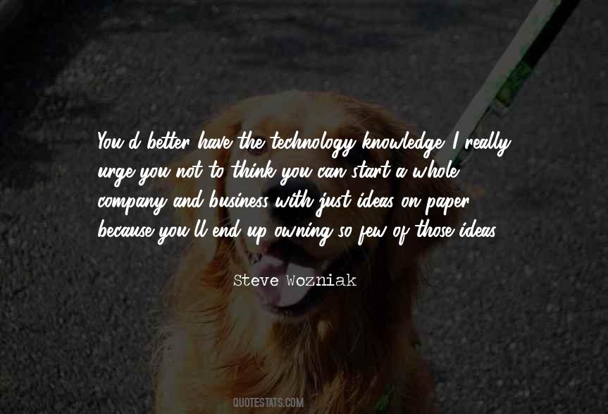 Business Technology Quotes #284739