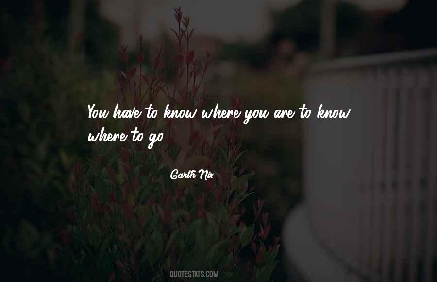 Quotes About Where To Go #1555764