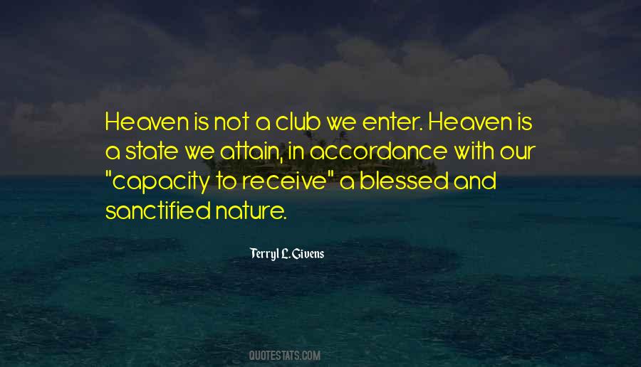 Quotes About Heaven And Nature #1469384