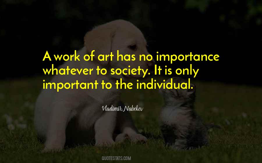 Quotes About Importance Of Art #593616