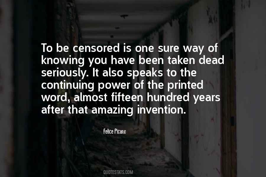 Quotes About Printed Word #1410312