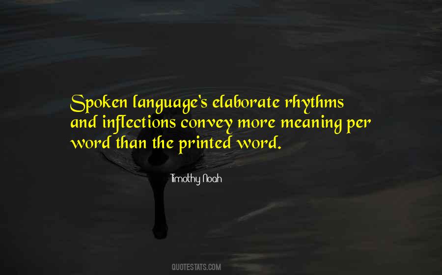 Quotes About Printed Word #663505