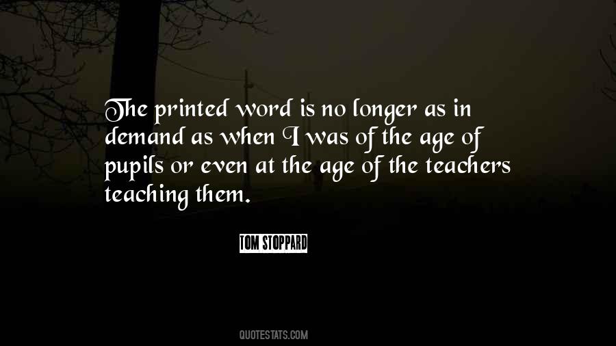 Quotes About Printed Word #925896