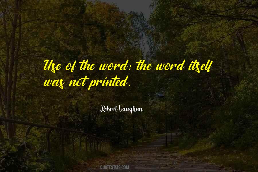 Quotes About Printed Word #979649