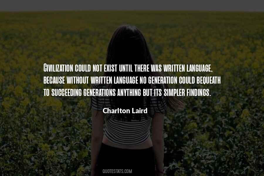 Quotes About Written Language #1847620