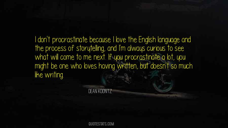 Quotes About Written Language #324667