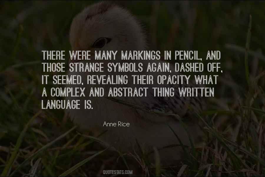 Quotes About Written Language #468012