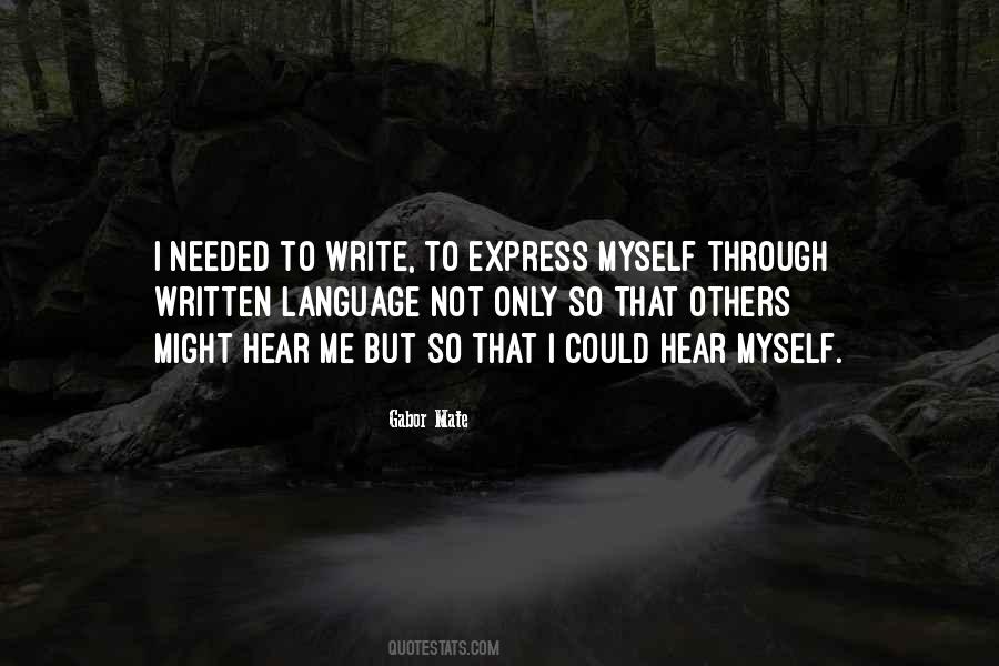 Quotes About Written Language #642706