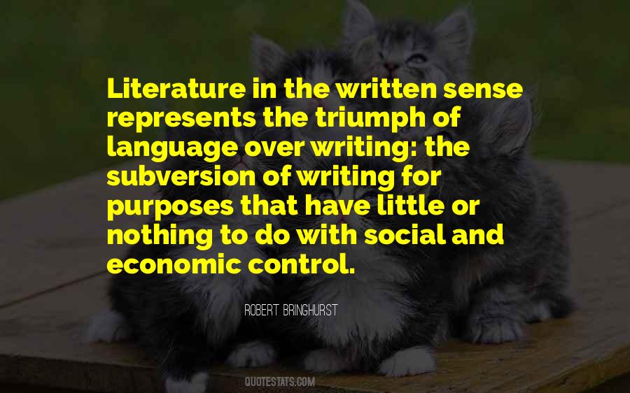 Quotes About Written Language #811093