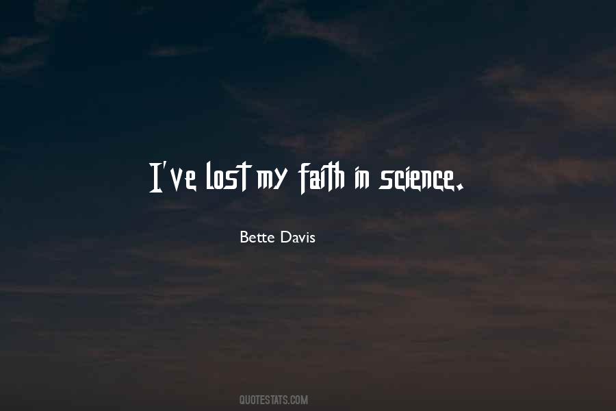 Quotes About Faith Vs Science #351691