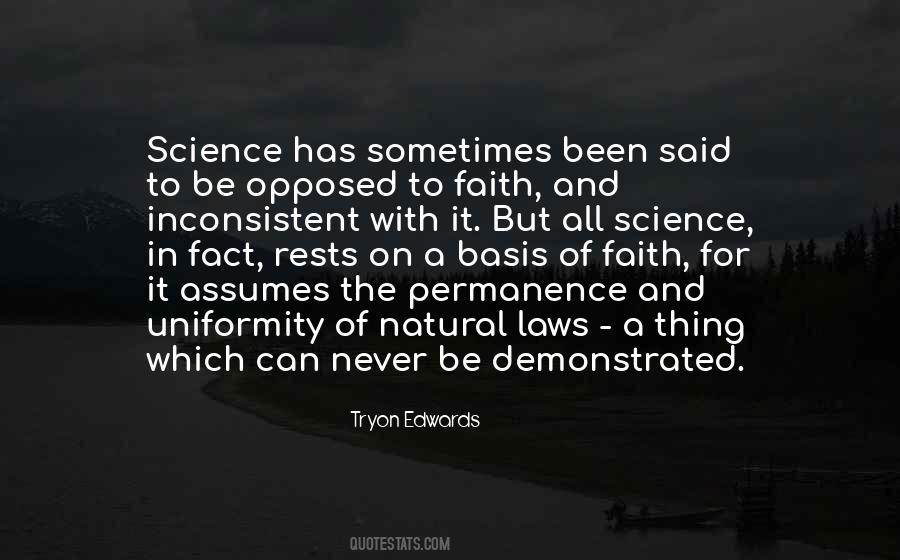 Quotes About Faith Vs Science #359495