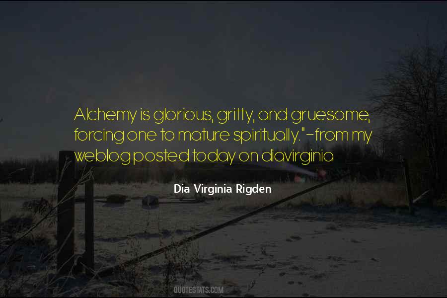Alchemy From An Initiate Quotes #366375