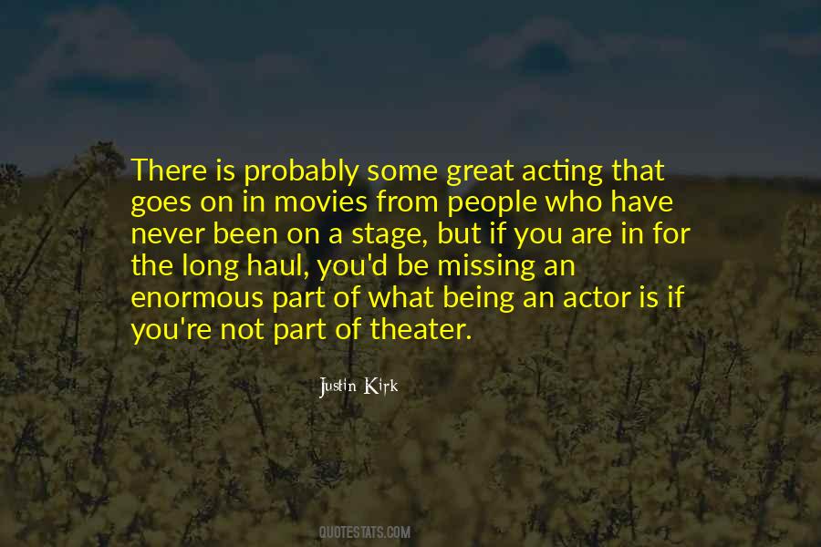 Great Acting Quotes #1478341