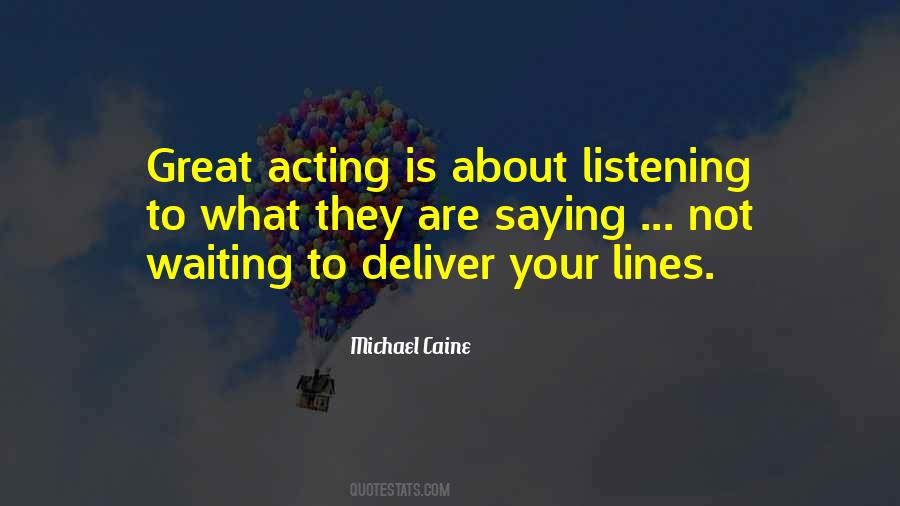 Great Acting Quotes #221209