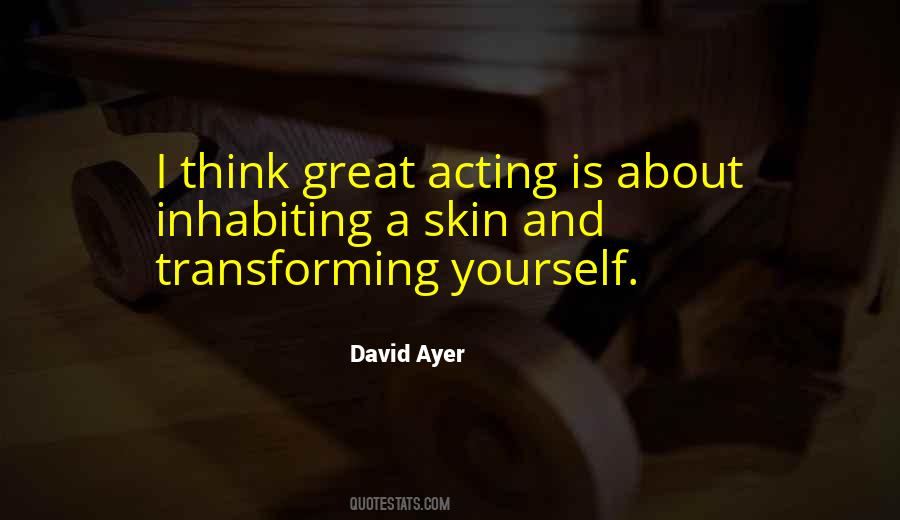 Great Acting Quotes #467901