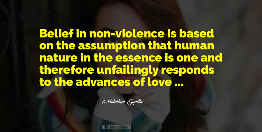 Quotes About Human Nature And Violence #542348