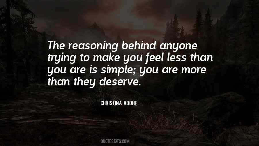 Quotes About You Deserve More #101331 Quotes About You Deserve More #101331