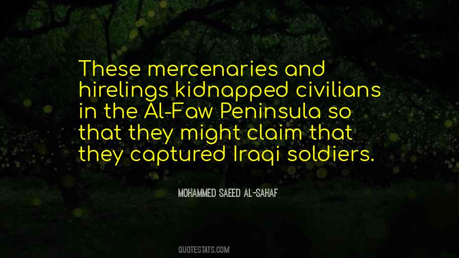 Quotes About Mercenaries #1035902