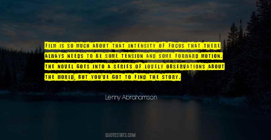 Quotes About Forward Motion #1774896