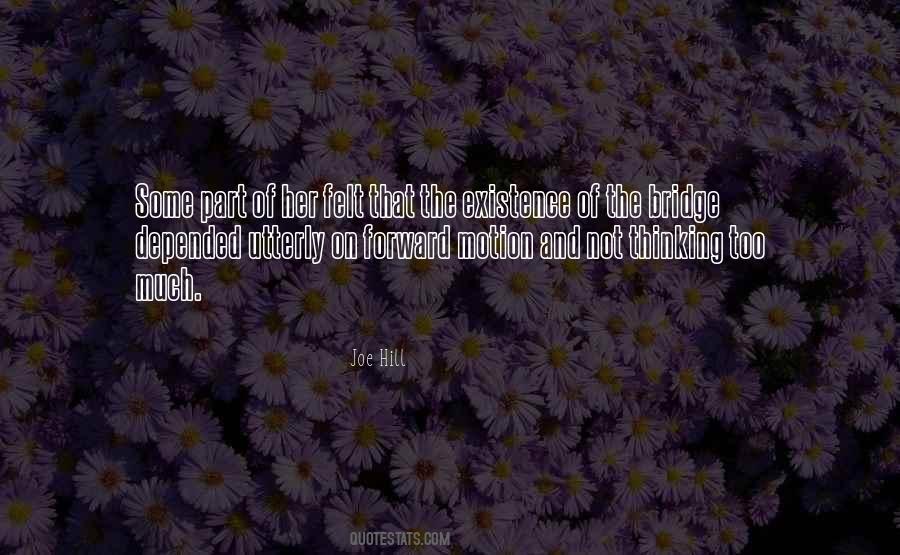 Quotes About Forward Motion #287983