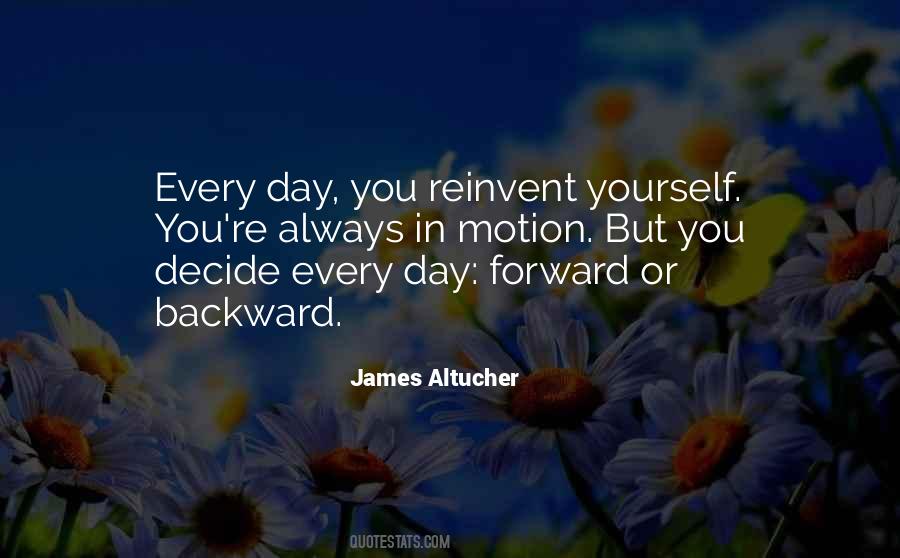 Quotes About Forward Motion #895333