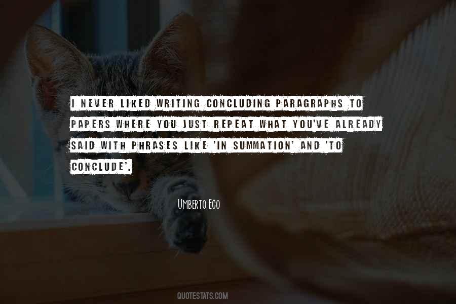 Quotes About Writing Papers #1474333