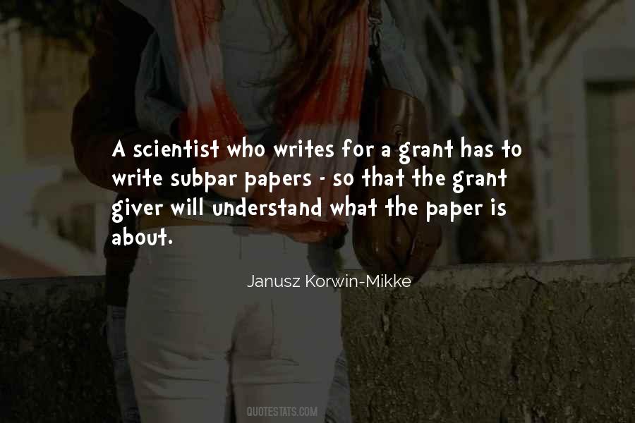 Quotes About Writing Papers #879265