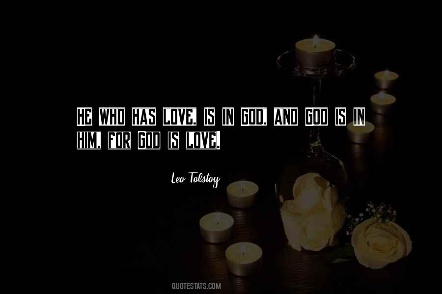 Quotes About God Is Love #1287049