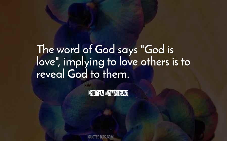 Quotes About God Is Love #1701749