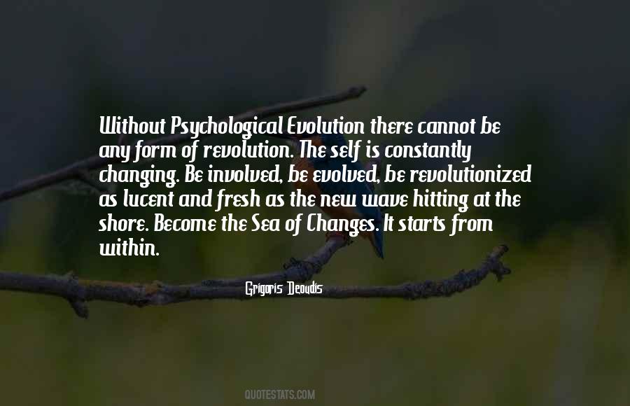 Quotes About Change Evolution #487242