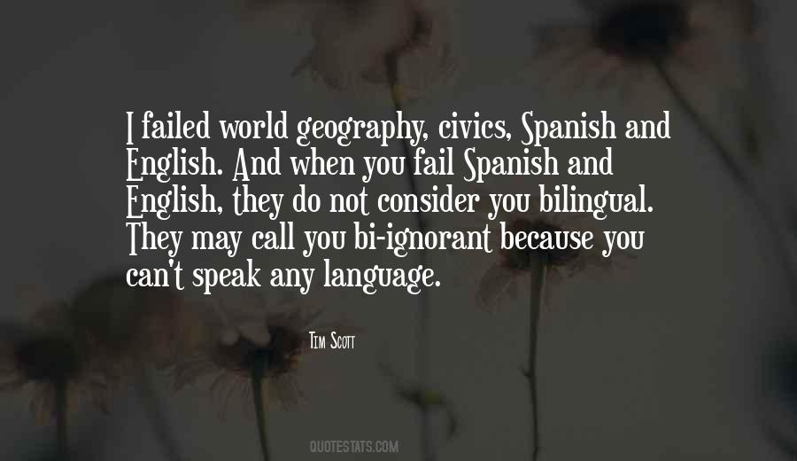 Spanish And English Quotes #1114002