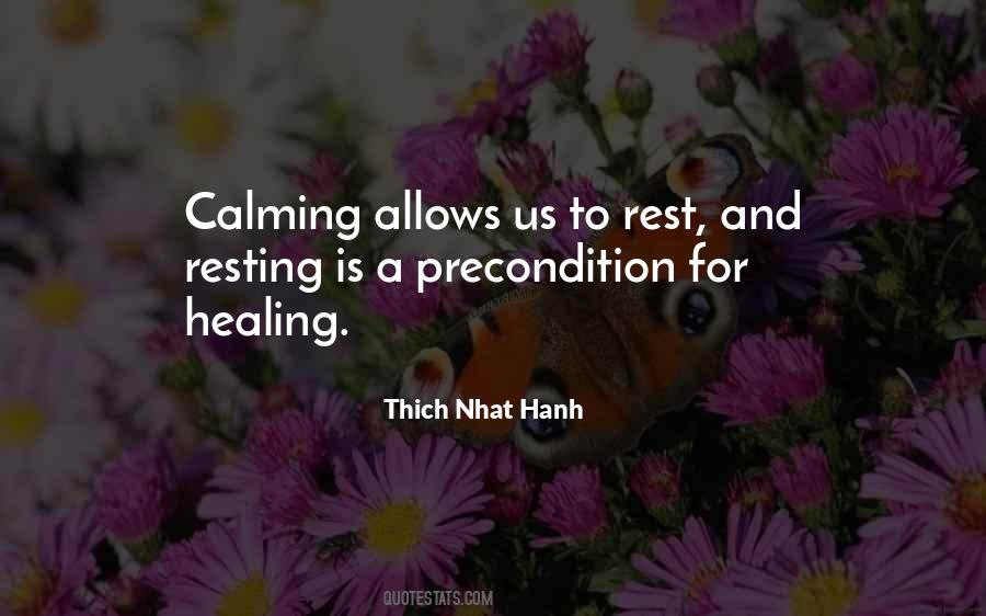 Quotes About Calming #122719
