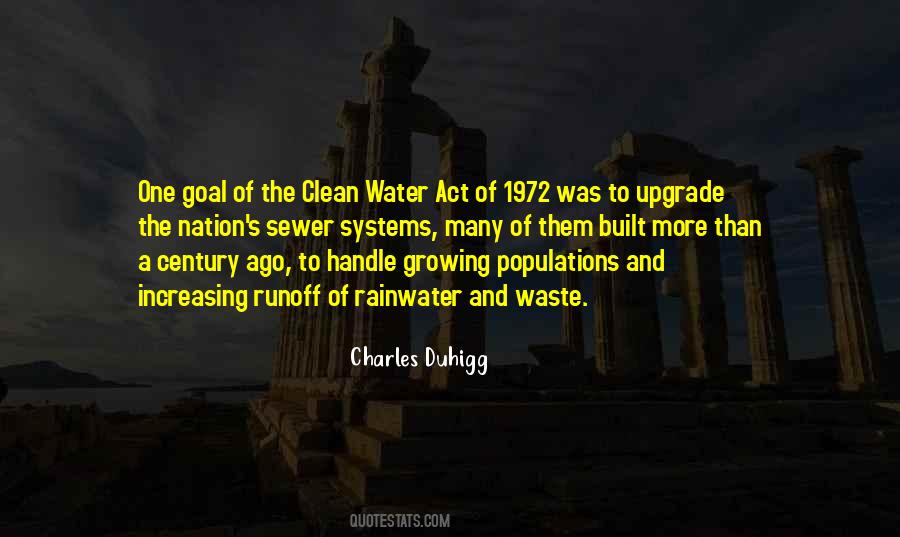 Quotes About Clean Water Act #255718