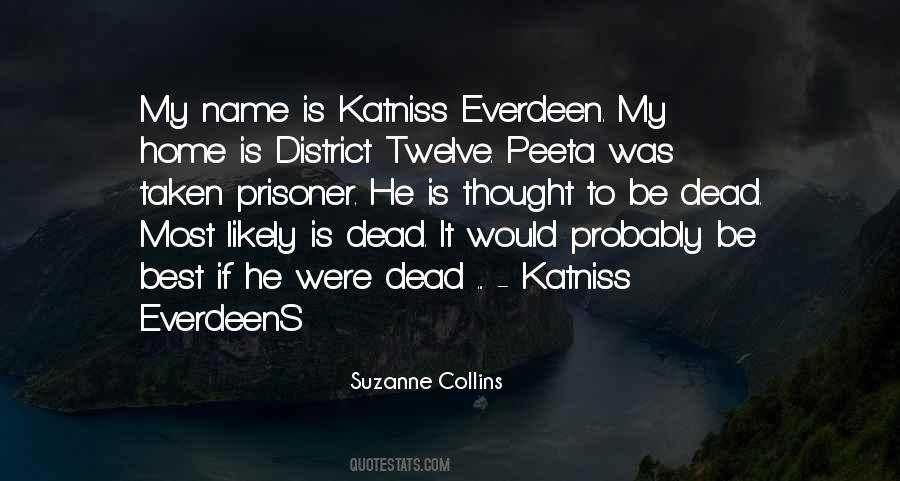 Katniss Peeta Quotes #473662