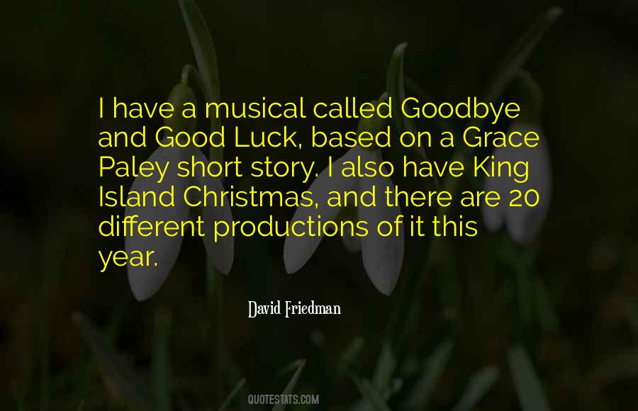 Quotes About Goodbye And Good Luck #3920