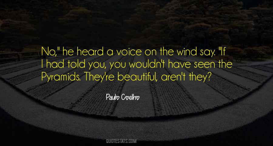 Heard But Not Seen Quotes #122374