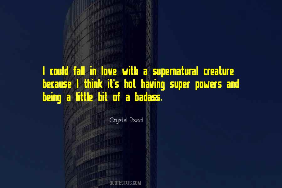 Quotes About Supernatural Powers #192206