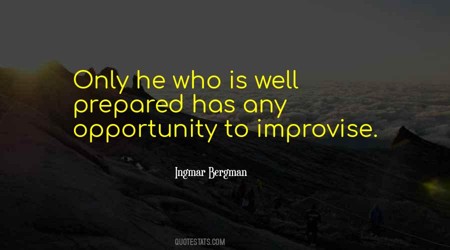 Quotes About Improvise #104473