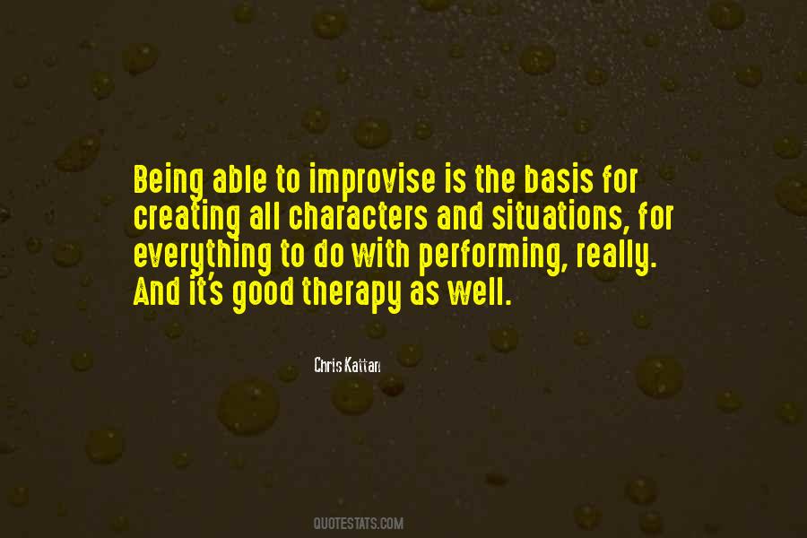 Quotes About Improvise #367985