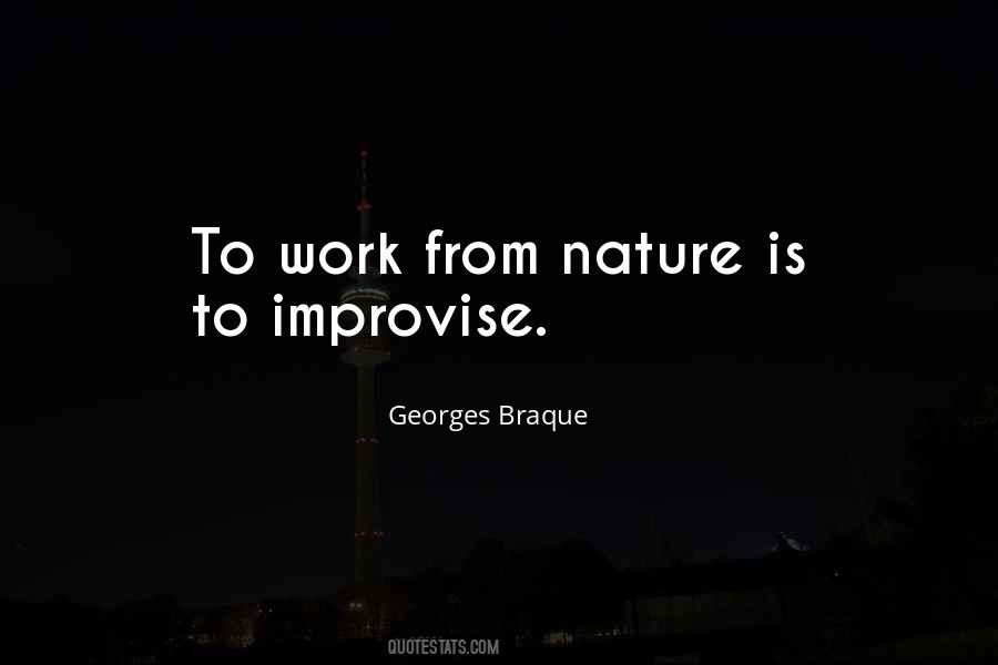 Quotes About Improvise #464582