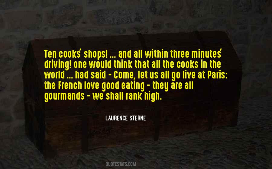 Quotes About Good Cooks #424982