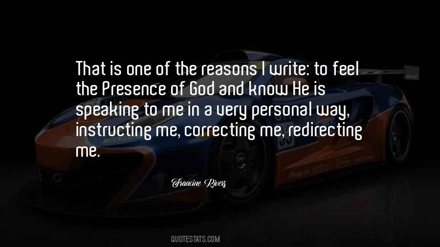 Quotes About The Presence Of God #1328785