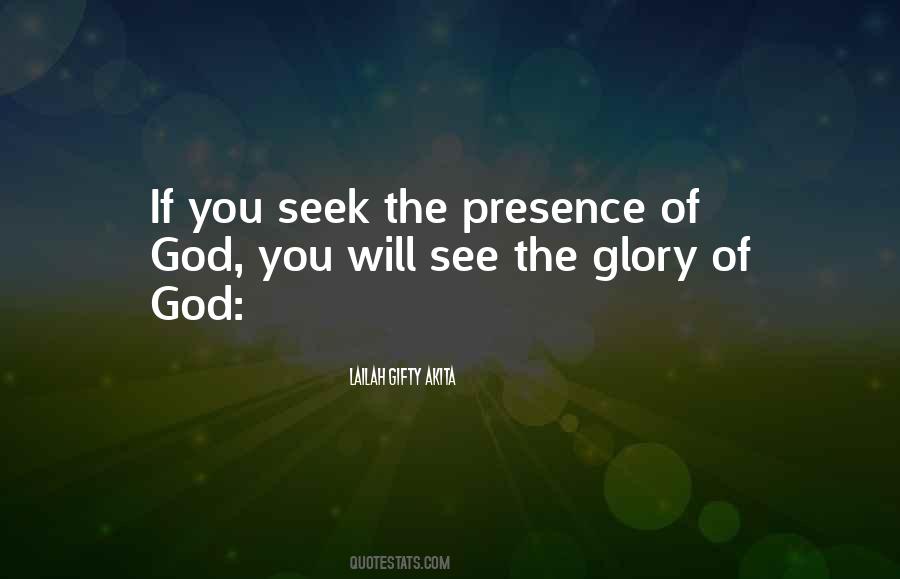 Quotes About The Presence Of God #1833737