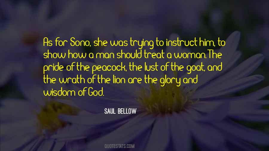 Quotes About How A Woman Should Treat Her Man #1518034