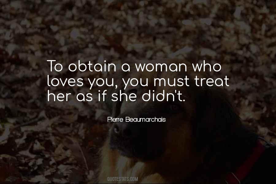 Quotes About How A Woman Should Treat Her Man #492279