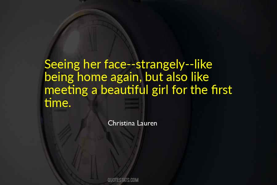 Quotes About Meeting Someone For The First Time #1110949