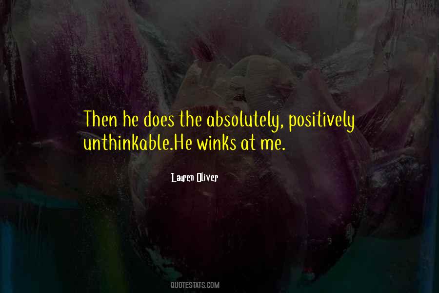 Quotes About Doing The Unthinkable #62003