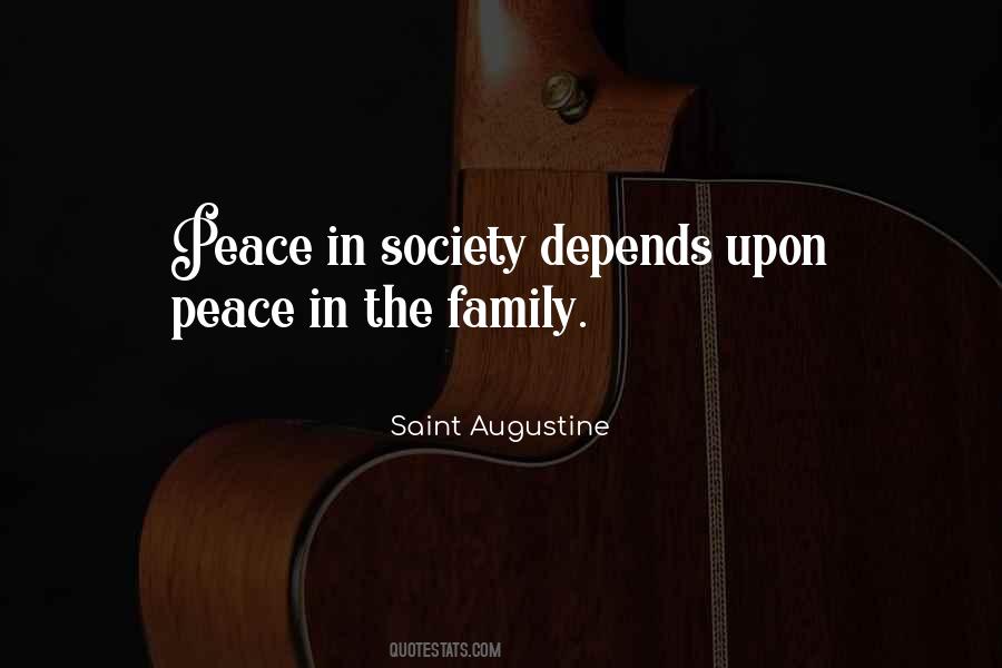 Quotes About Peace In The Family #1662705