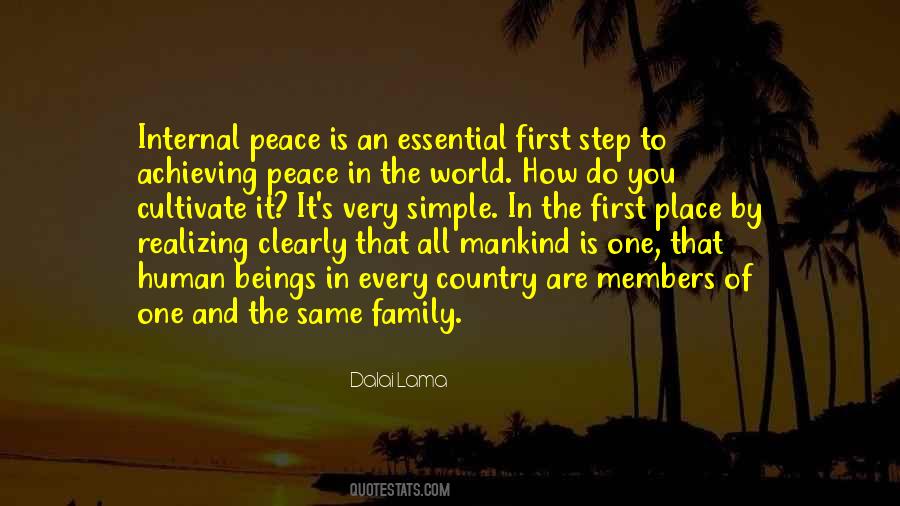 Quotes About Peace In The Family #464260